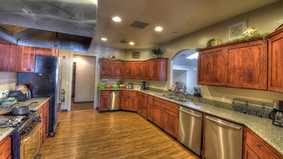 Our assisted living kitchen