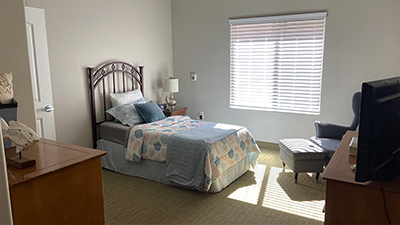 Private bedrooms for every assisted living resident