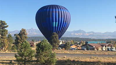 Amazing views and hot air balloons grace our front doorstep