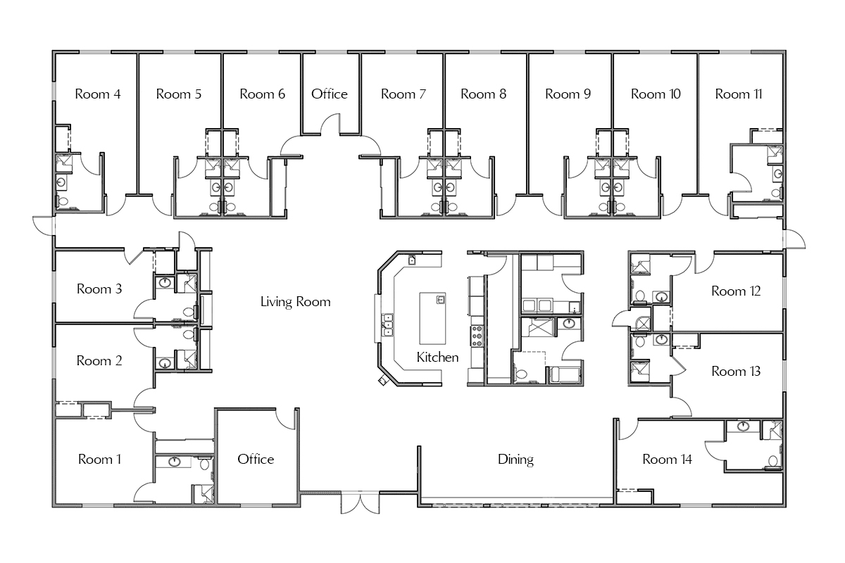 Master floorplan of the BeeHive Home at Albuquerque West