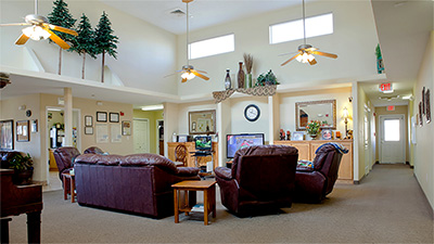 Comfortable and spacious living room