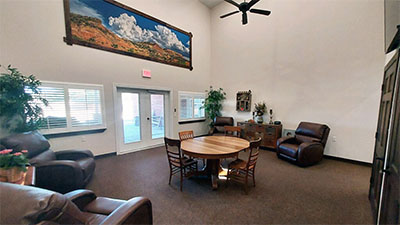Spacious and open assisted living areas