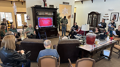 Holiday sing-along with all the family