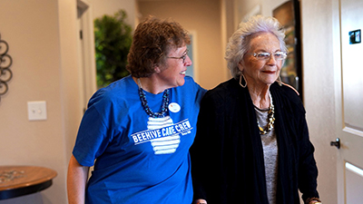 Elderly care and assisted living with heart