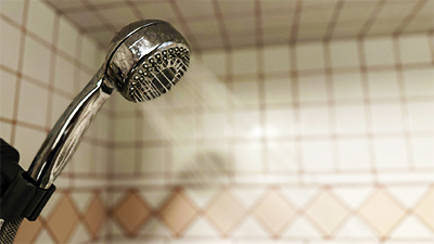 Showerhead for assistance with bathing