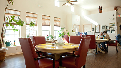 Gather for meals in our beautiful dining room
