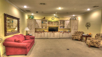 Comfortable and spacious family room