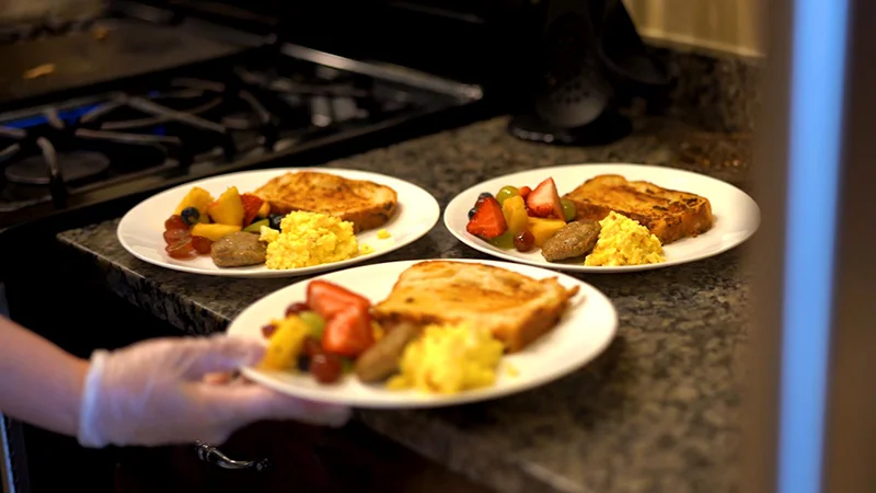Fresh home made meals every day