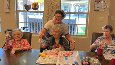 Zoo animals visit the BeeHive