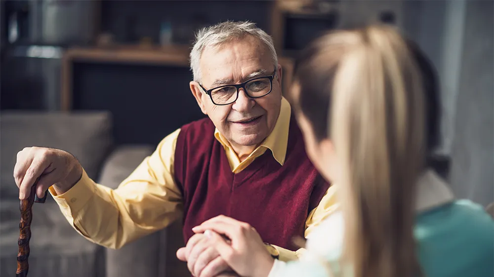 Gentleman and caregiver