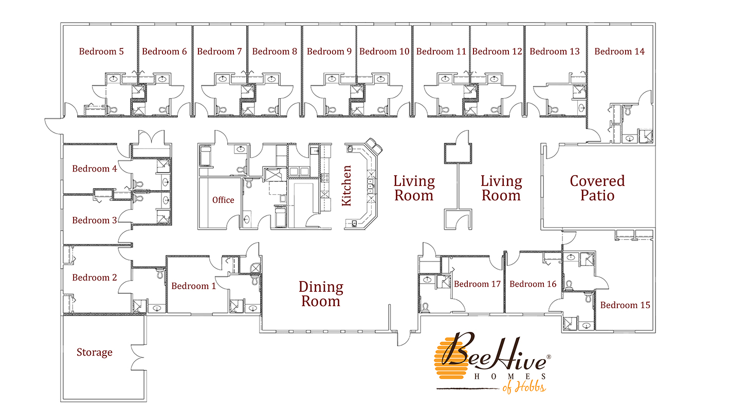 The BeeHive Homes of Hobbs Master Floorplan
