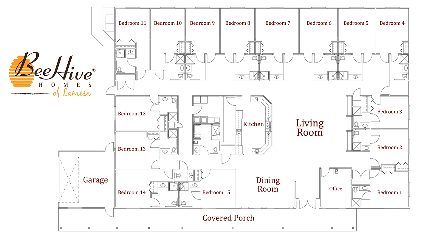 The thoughtfully designed BeeHive Homes of Lamesa floorplan