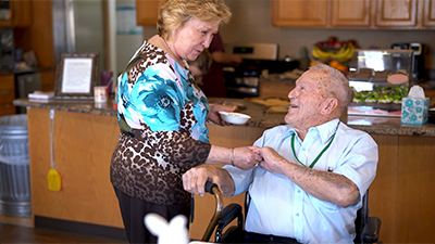 Friendship and welcoming feelings are found at BeeHive Homes of Levelland