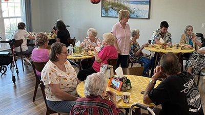 Dining room for activities and celebrations