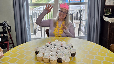Birthday fun at BeeHive Homes