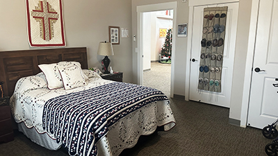 Each resident enjoys their very own private bedroom