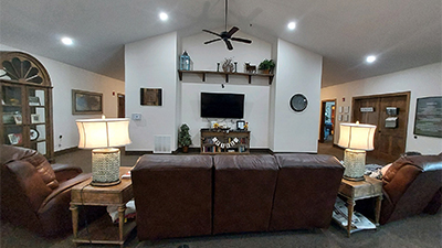 Beautiful decorated living room