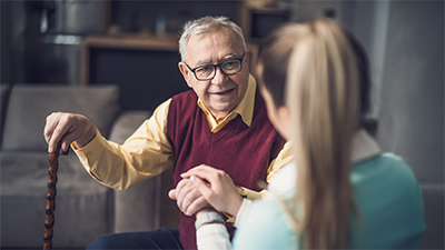 Elderly care from kind and loving caregivers