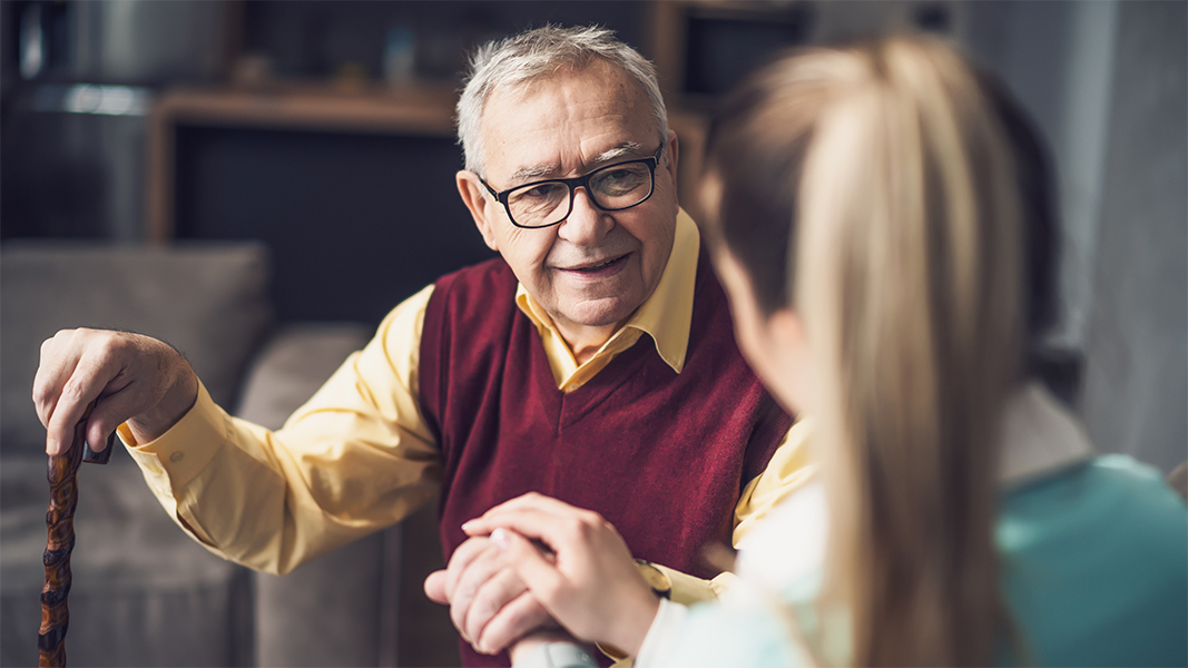 Resident and caregiver