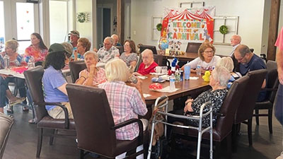 The dining room of our beautiful home is the centerpiece for for family gatherings