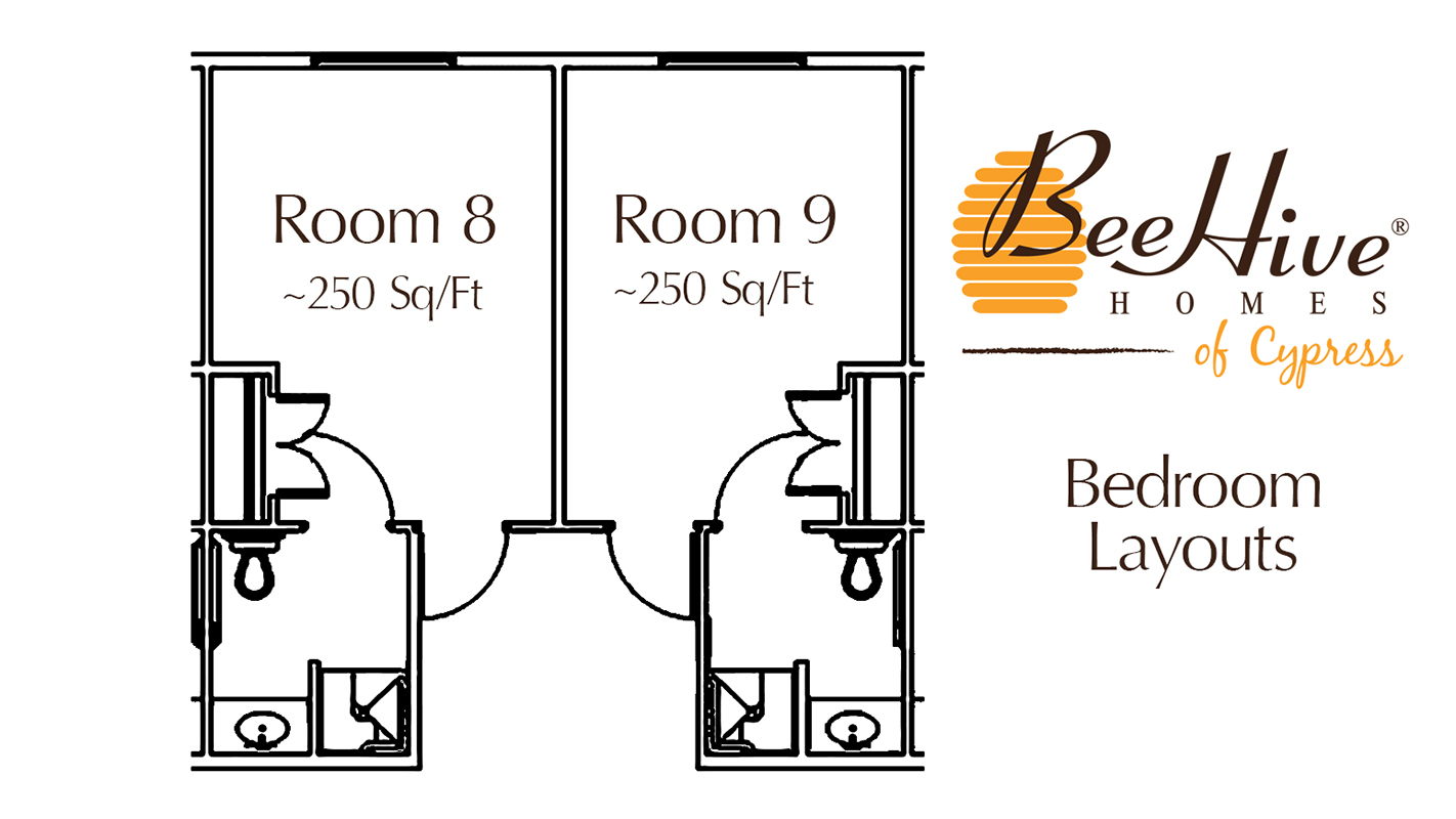 Resident room layouts