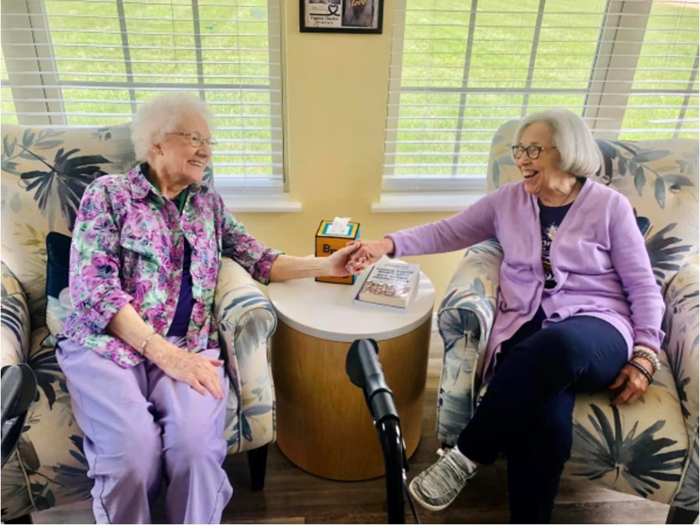 caregiver and senior