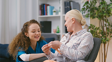 Caregiver and resident