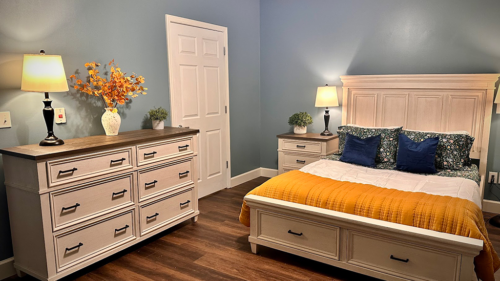 Private resident bedrooms