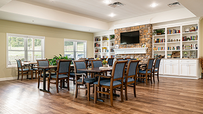 Dining room for family events