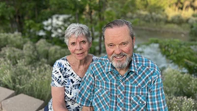Senior resident couple receiving compassionate daily support in Sandy, UT